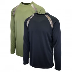 Xone Men's 2 Pack Realtree Xtra X-Dry Loose Fit L/S T-Shirt