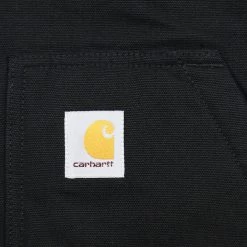 Carhartt Men's Black Loose Fit Washed Duck Sherpa-Lined Mock-Neck Vest (S02D) Mens 9 Carhartt Men's Black Loose Fit Washed Duck Sherpa-Lined Mock-Neck Vest (S02D) Mens