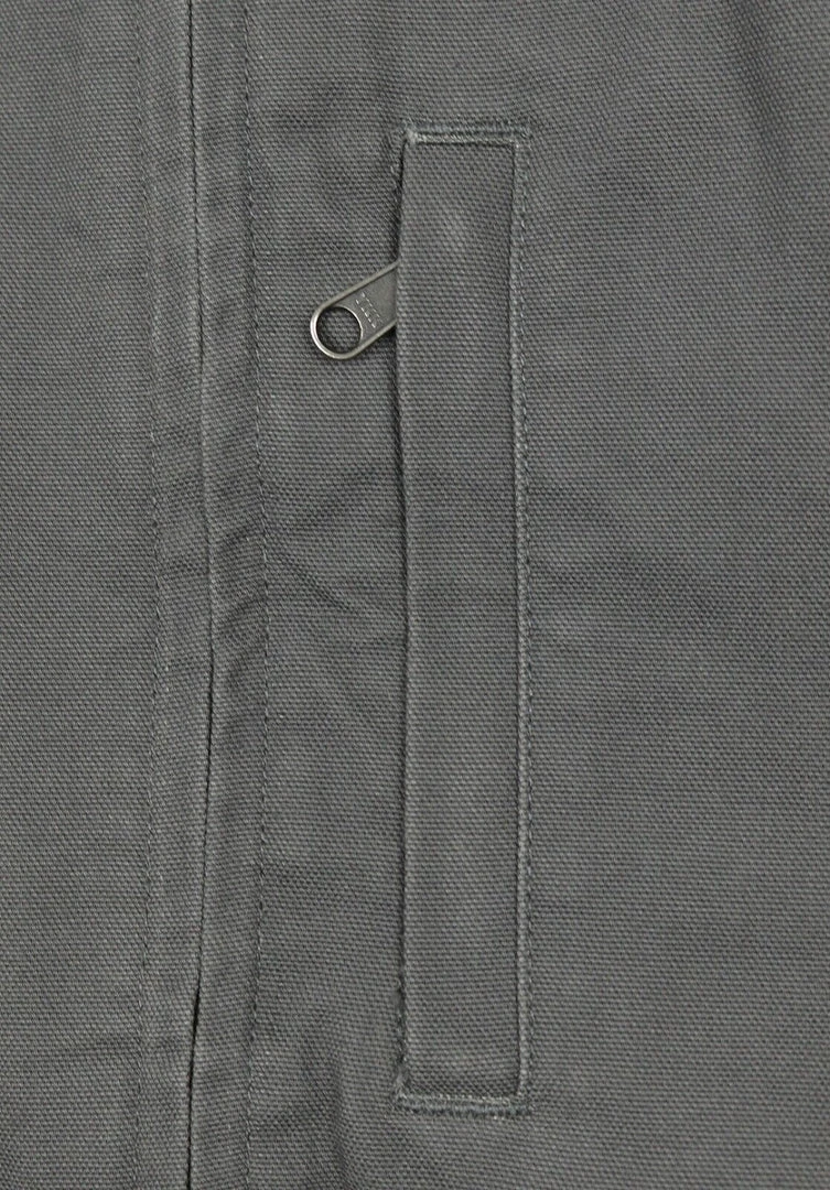 Carhartt Men's Gravel Loose Fit Washed Duck Sherpa-Lined Mock-Neck Vest (S02B) 6 Carhartt Men's Gravel Loose Fit Washed Duck Sherpa-Lined Mock-Neck Vest (S02B)