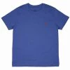 Polo Ralph Lauren Kid's P.Blue - Orange Pony Round Neck S/S T-Shirt (S33) Size 6