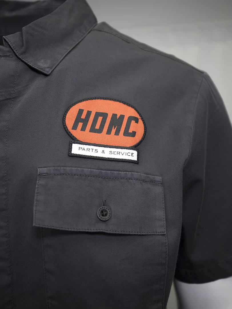 Harley-Davidson Men's Solid Grey HDMC S/S Woven Shirt (S12) 7 Harley-Davidson Men's Solid Grey HDMC S/S Woven Shirt (S12)