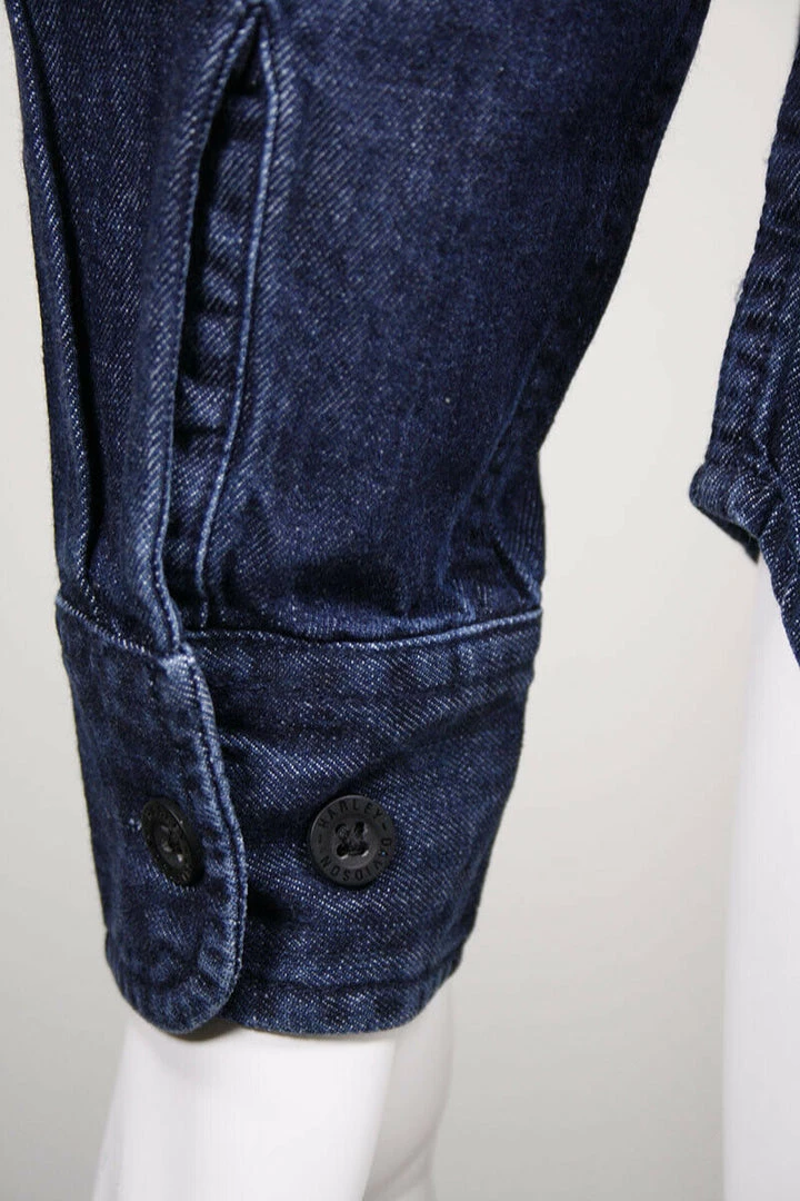 Harley-Davidson Women's Navy Blue Denim L/S Woven Shirt (S03) 8 Harley-Davidson Women's Navy Blue Denim L/S Woven Shirt (S03)