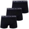 Kenneth Cole Men's Reaction 3 Pack Black Boxer Brief (S06)