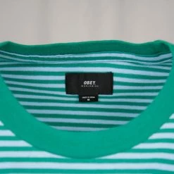 OBEY Men's Apex Striped S/S T-Shirt (S07)