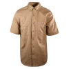 Carhartt Men's Khaki Rugged Professional Series Canvas S/S Woven Shirt (S03) New Arrivals