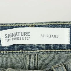 New Arrivals Levi Strauss Men's Blue Relaxed Premium Flex Denim Jeans (S61)