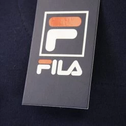 FILA Men's Classic Navy White Red Vialli S/S Tee (Size XS)