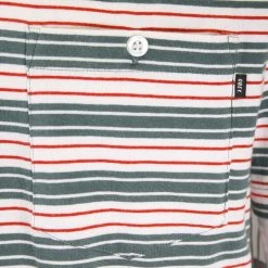 OBEY Men's Horizontal Striped Pocket S/S T-Shirt