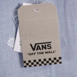 VANS Men's True Blue Cross Hatch-B S/S Woven Shirt 15 VANS Men's True Blue Cross Hatch-B S/S Woven Shirt