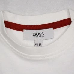 Hugo Boss Kid's White Vespa Motorcycles S/S T-Shirt (S05) T-Shirts