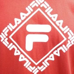 Spotted Clothing FILA Men's Red Square S/S T-Shirt (S03C) (Size M)