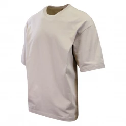 Mens H&M Men's Taupe Brown Relaxed Fit Classic S/S T-Shirt (S02)