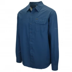 Columbia Men's Azure Blue Smith Creek L/S Woven Shirt 461