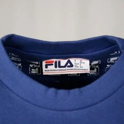 FILA Men's Classic Blue White Red Vialli S/S Tee (Size S)