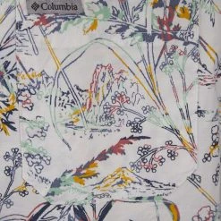 Columbia Men's White Color Trees Rapid Rivers II Printed S/S Shirt (104) (Size M)