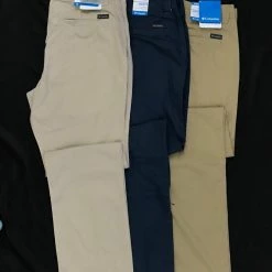Columbia Men's Washed Out Straight Fit Khaki Pants