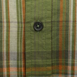 Spotted Clothes PrAna Men's Green Orange Plaid Benton S/S Woven Shirt S04
