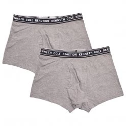 Kenneth Cole Men's 2 Pack Solid Classic Trunks (S06)