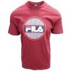 FILA Men's Maroon Sport Circle S/S T-Shirt (S12C)