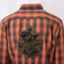 Harley-Davidson Women's Made By Milwaukee L/S Woven Shirt (Slim Fit XL) 18 Harley-Davidson Women's Made By Milwaukee L/S Woven Shirt (Slim Fit XL)