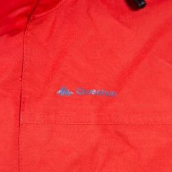 Mens Quechua Men's Mars Red Soft Shell Full Zip Jacket