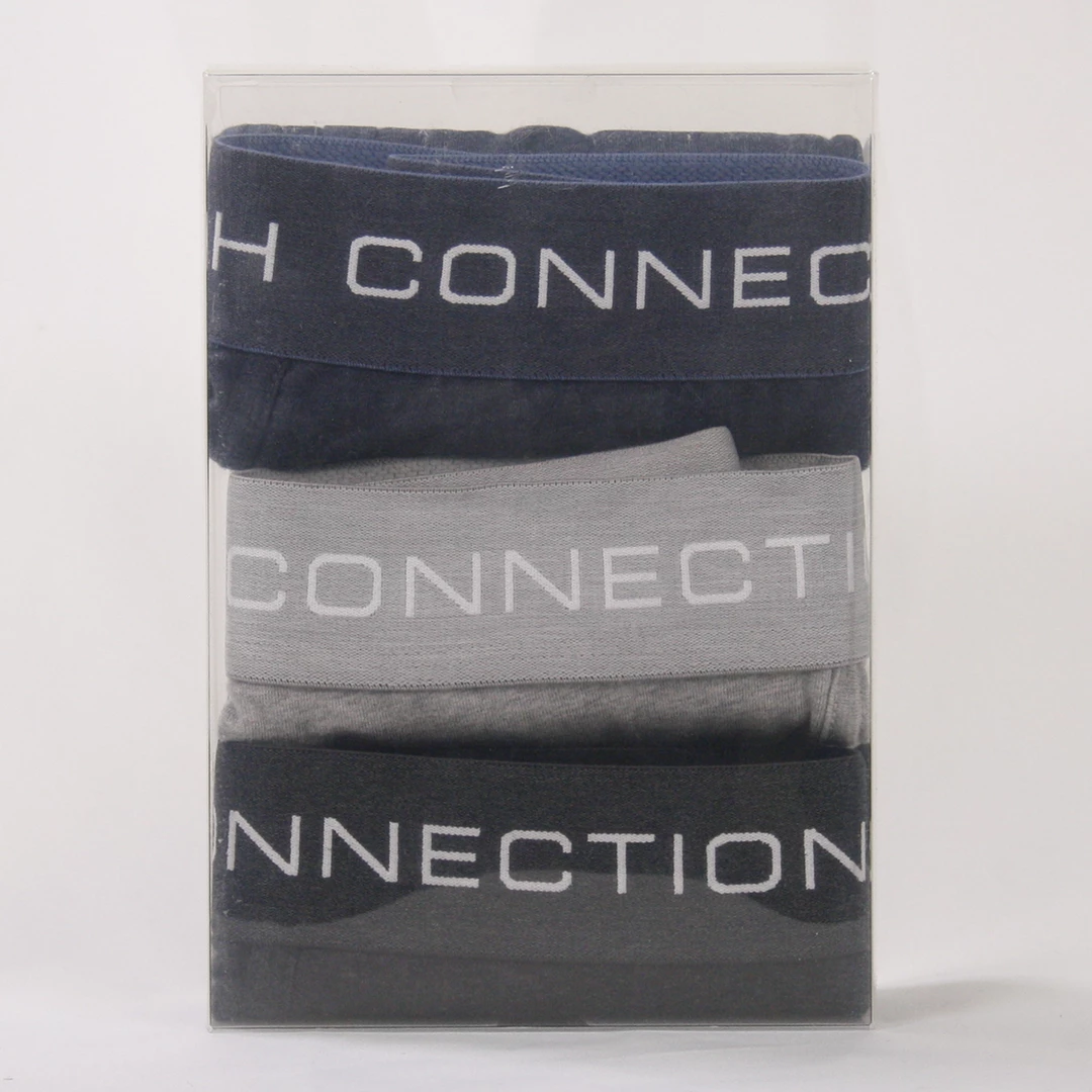French Connection Men's 3 Pack Navy Blue, Grey, Dark Grey Boxer Briefs (S04) 12 French Connection Men's 3 Pack Navy Blue, Grey, Dark Grey Boxer Briefs (S04)