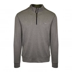 Mens Greg Norman Men's Classic Lightweight 1/4 Zip L/S Pullover Sweater