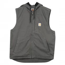 Spotted Clothing Sales 30 Carhartt Men's Gravel Knoxville Fleece-Lined Hooded Vest (S03) Mens