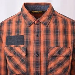 Harley-Davidson Women's Made By Milwaukee L/S Woven Shirt (Slim Fit XL) 16 Harley-Davidson Women's Made By Milwaukee L/S Woven Shirt (Slim Fit XL)