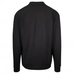 OBEY Men's Black Blue Button L/S Polo Shirt (S06)