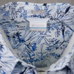 Columbia Men's Light Blue Trees Rapid Rivers II Printed S/S Shirt (401) Size 2XL
