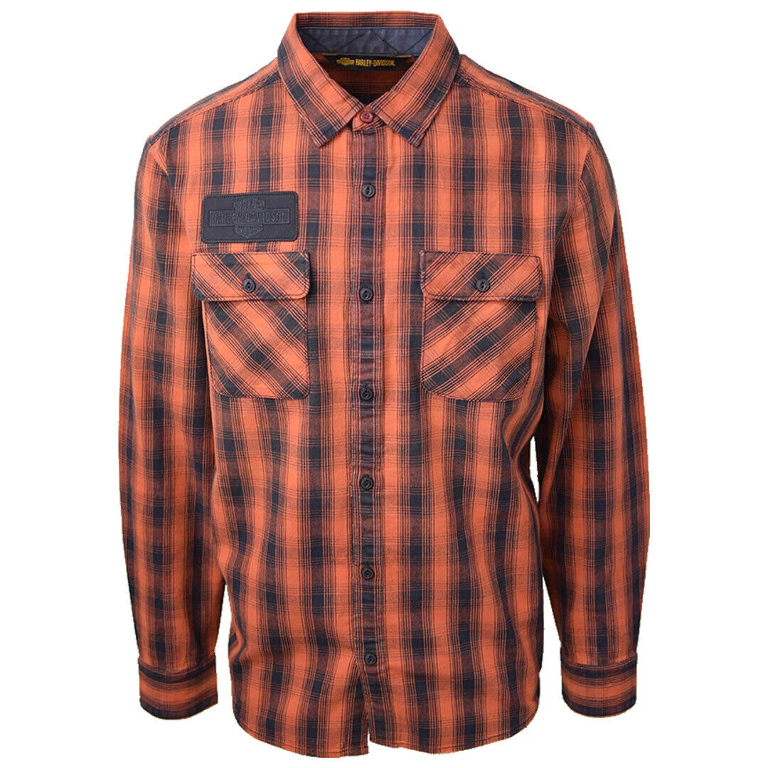 Harley-Davidson Women's Made By Milwaukee L/S Woven Shirt (Slim Fit XL) 4 Harley-Davidson Women's Made By Milwaukee L/S Woven Shirt (Slim Fit XL)