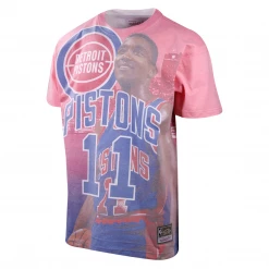 Mens Mitchell & Ness Men's Isiah Thomas #11 Detroit Pistons City Pride S/S T-Shirt