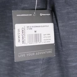 Eddie Bauer Men's River Wash Slub S/S Polo Shirt Mens