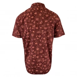 Kuhl Levi's Men's Maroon Red Flowers S/S Woven Shirt