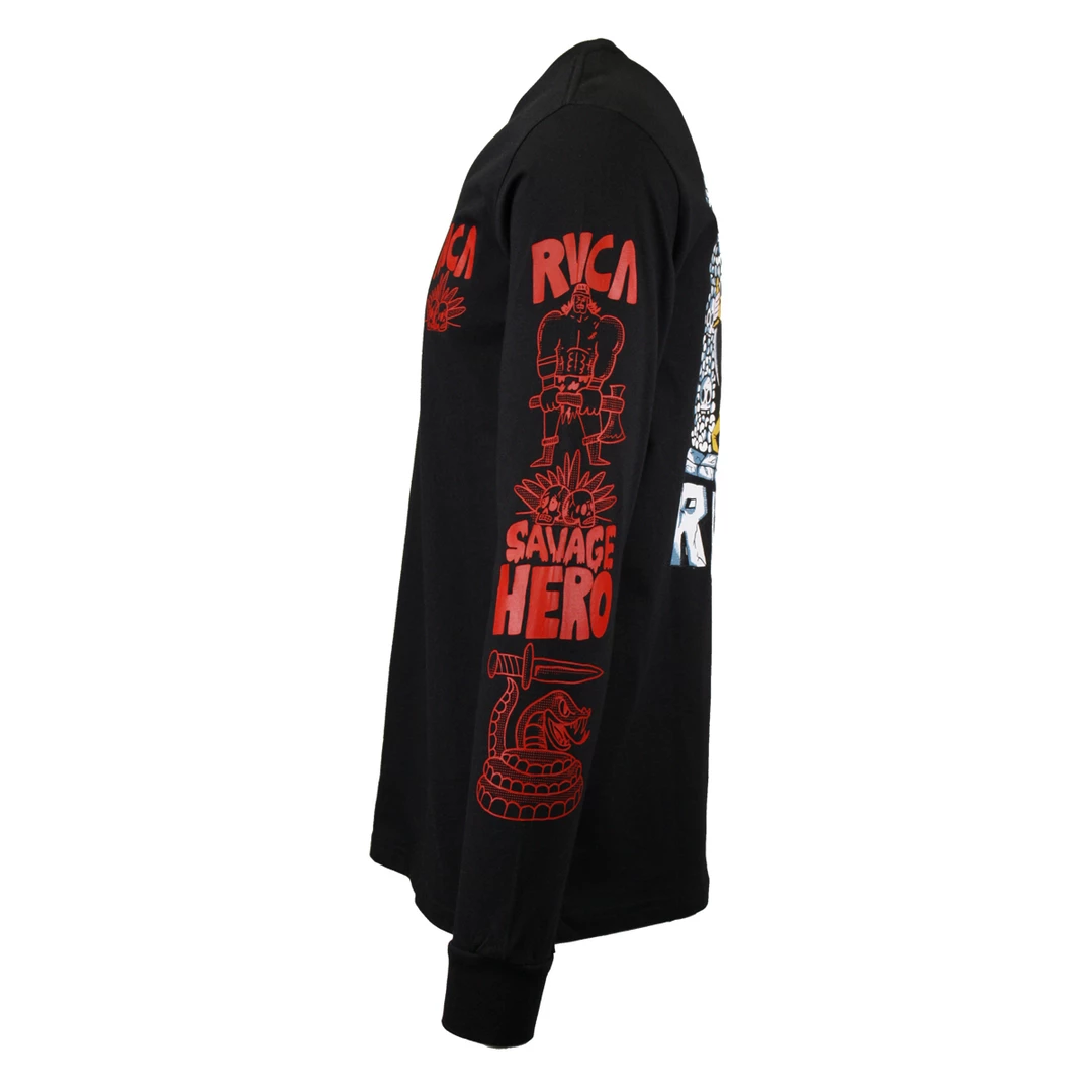 RVCA Men's Barbarian Regular Fit L/S T-Shirt (S12) 10 RVCA Men's Barbarian Regular Fit L/S T-Shirt (S12)