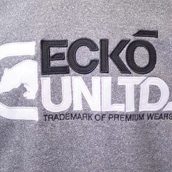 Ecko Unltd. Men's HTH Grey Trademark Of Premium Wears Pullover Hoodie (S14) Mens