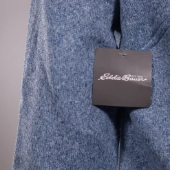 Eddie Bauer Women's Lake Blue Fleece Full Zip Hoodie (S01E) Womens