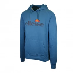 Ellesse Men's Teal Blue Timavo Pull Over Hoodie (S02)