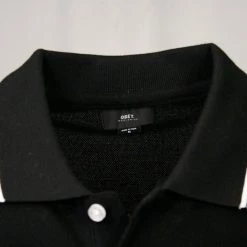 OBEY Men's Casa Striped Button S/S Polo Shirt (S32)