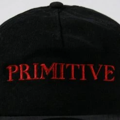 New ERA Primitive Men's Adjustable Black W/ Red Logo Snapback Hat (Retail $30)