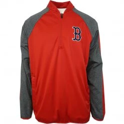 G-III Sports By Carl Banks Men's MLB Two Tone 1/3 Zip Sweater