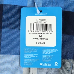 New Arrivals Columbia Men's Blue Black Grey Plaid Cornell Woods L/S Flannel Shirt (467) 15 New Arrivals Columbia Men's Blue Black Grey Plaid Cornell Woods L/S Flannel Shirt (467)