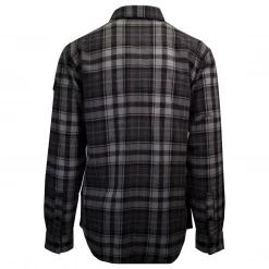 Harley-Davidson Men's Grey White Plaid L/S Woven Shirt (S03)