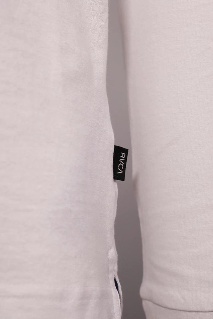RVCA Men's White Send Noodles L/S T-Shirt (S17) 7 RVCA Men's White Send Noodles L/S T-Shirt (S17)