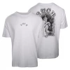 RVCA Men's White The Monkey Relaxed Fit S/S T-Shirt (S14)