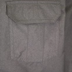 PrAna Men's Grey Essential Solid L/S Woven Shirt (S70)