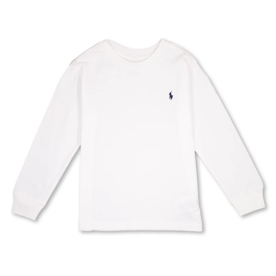 Polo Ralph Lauren Kid's Classic Round Neck L/S T-Shirt 10 Polo Ralph Lauren Kid's Classic Round Neck L/S T-Shirt