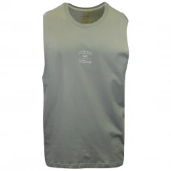 RVCA Men's Ice Green Balance Of Opposites Sleeveless Tank Top (S02)