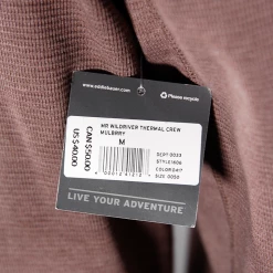 Mens Eddie Bauer Men's Mulberry Wildriver Thermal Crew Neck L/S T-Shirt (S01)